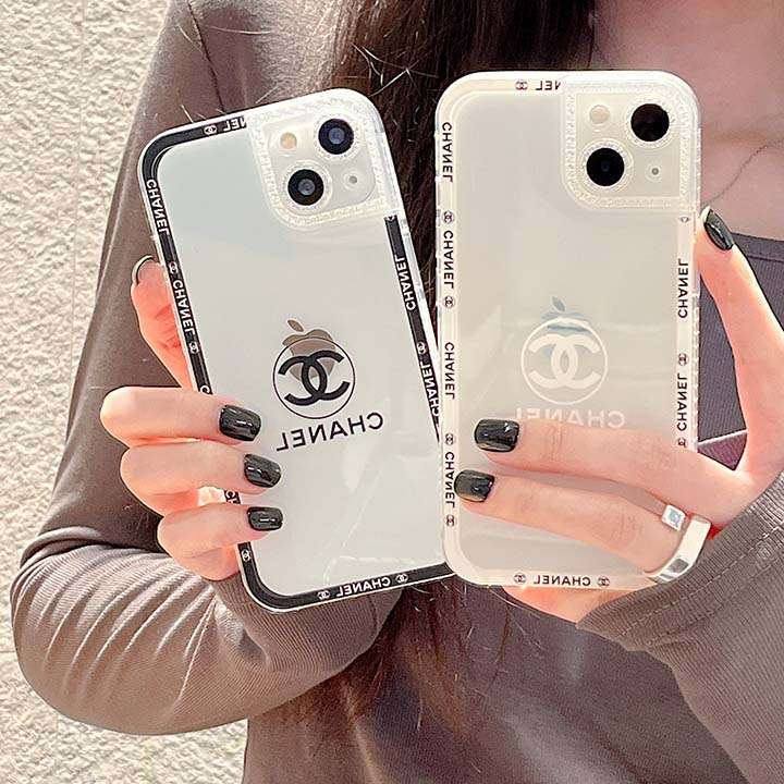 iphonex/xs ラインストーン付き スマホケース Chanel