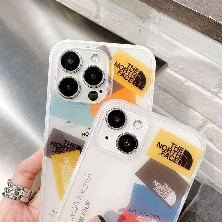 the north face iPhone 11 pro半透明スマホケース