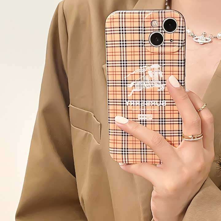 Burberry iphoneXS スマホケース 縦縞