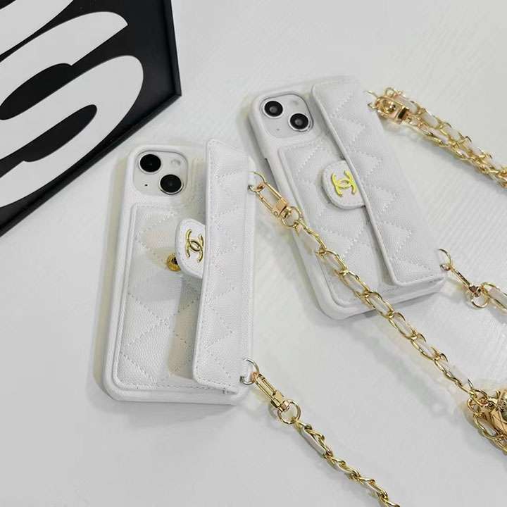 Chanel iphone13/13 pro max携帯ケースチェーン付き