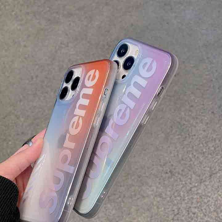 Supreme iPhone 12promax/12pro携帯ケース光沢感