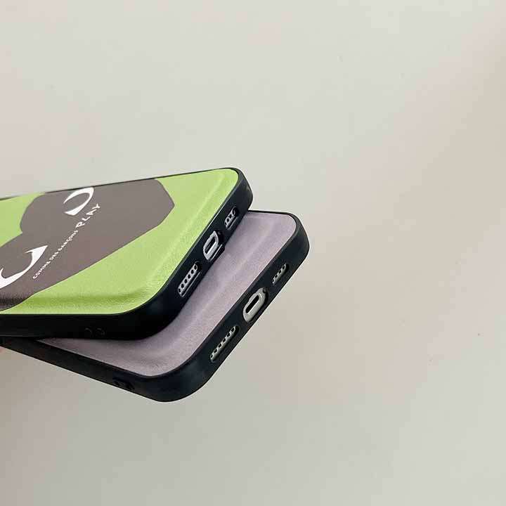 iPhone 13pro/13promax スマホケース コムデギャルソン 皮製
