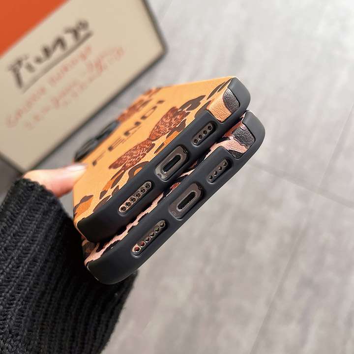 fendi保護ケースブランド字母プリントアイフォーン14pro