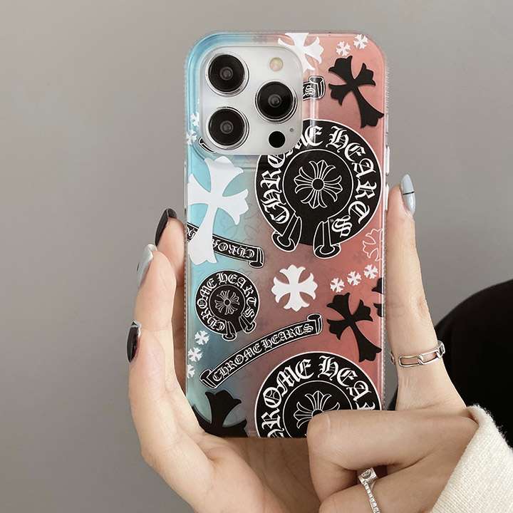 つや消し ケース iphone12プロマックス ChromeHearts