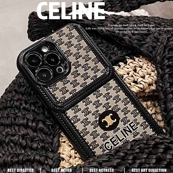 薄型 celine風 スマホケース