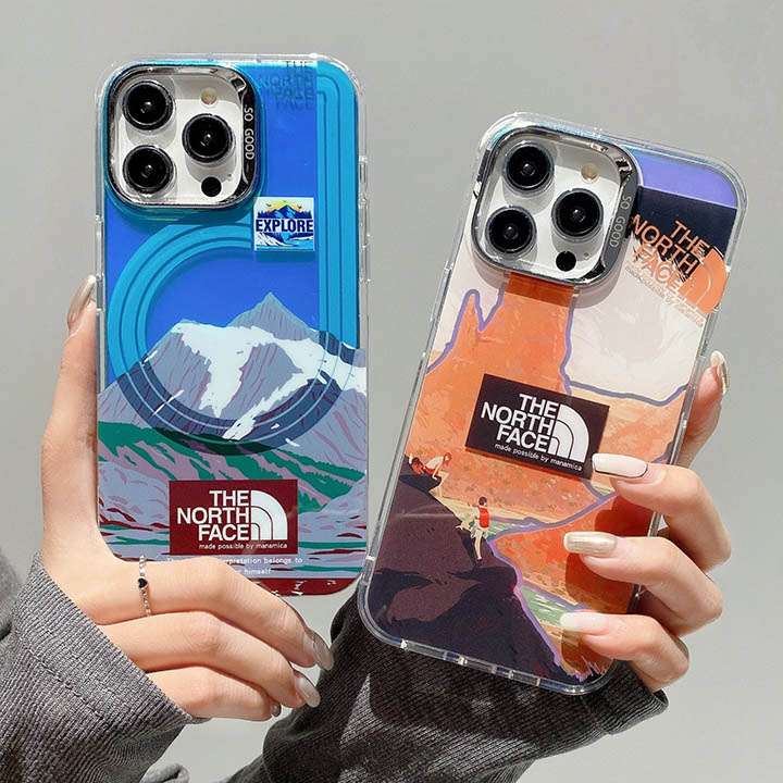 アイホン 15 the north face スマホケース アクリル