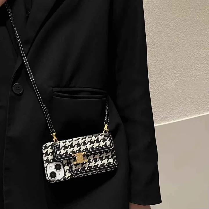ブランド ケース アイホン 16 celine セリーヌ  レザー