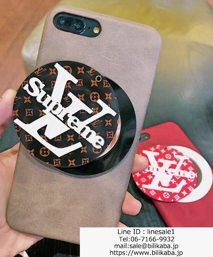 LV X Supreme iphone8ケース 鏡付き