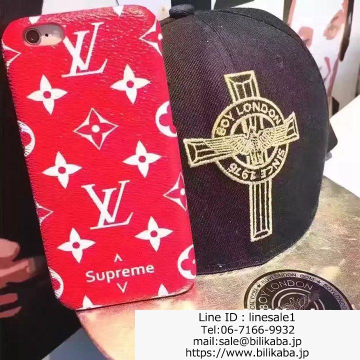 lv supreme iphone8plusケース