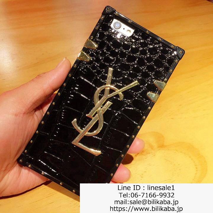 ysl iphone8ケース クロコレザー