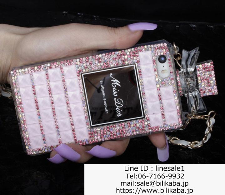 Dior iphone7 チェーン付きケース