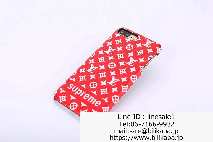 lv supreme iphone8ケースお洒落