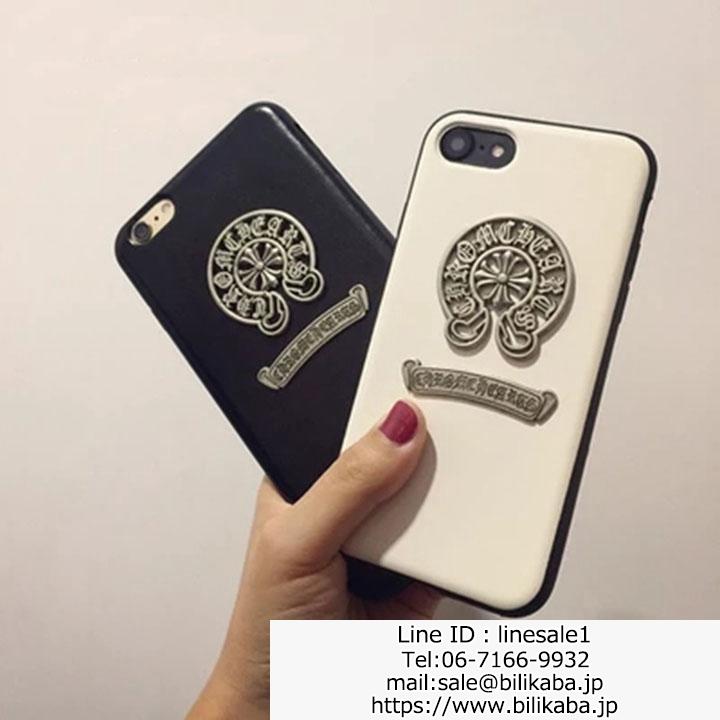 chrome hearts iphone8plus ペアカバー 革