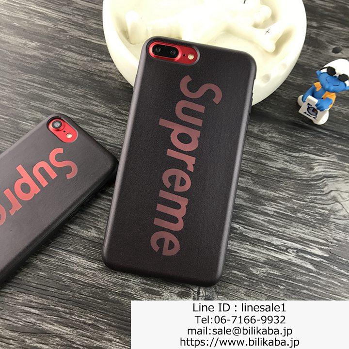 supreme iphone8plusケース変色