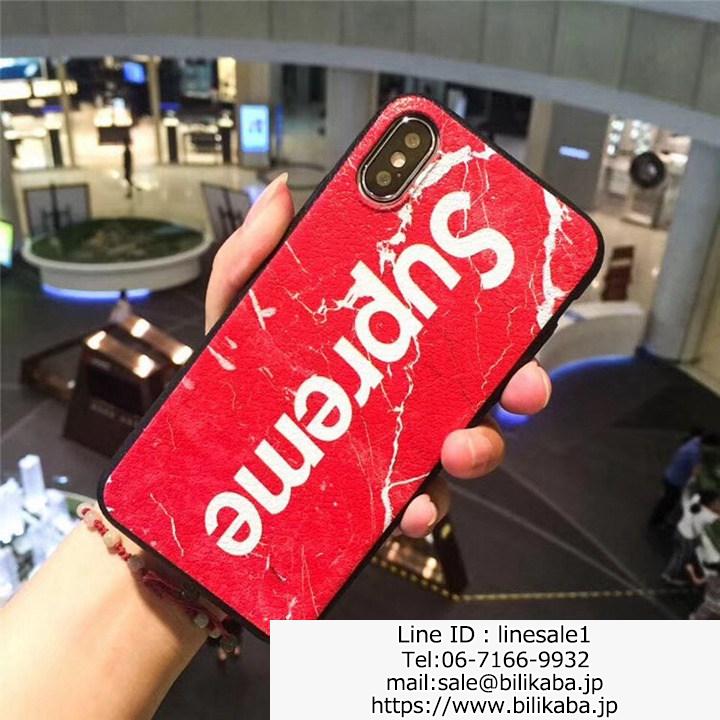 supreme iphone8plusケース カップル用