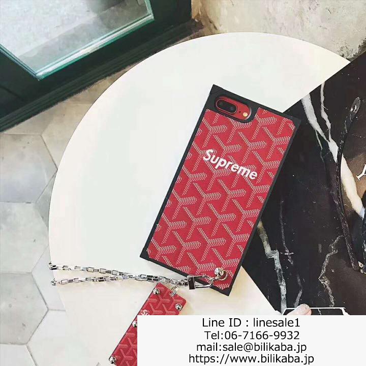 supreme goyard iphone8plusケース