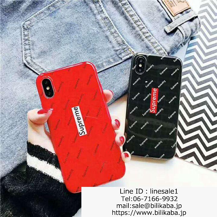 supreme iphone8plusケース ペア用