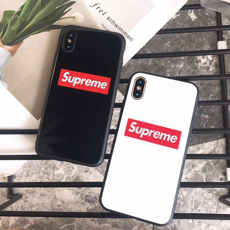 supreme iphonexs max ケース 背面ガラス