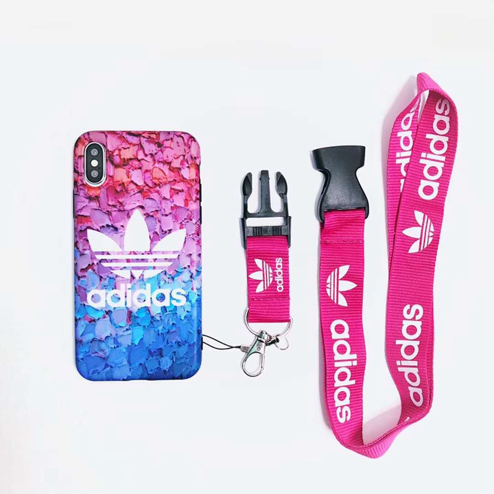 ピンク系 Adidas iPhoneXS Maxケース