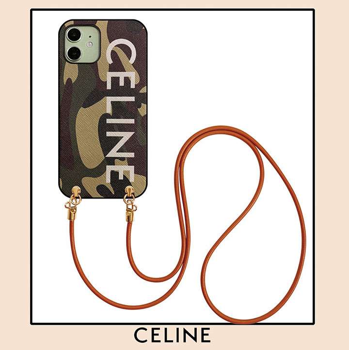 アイフォン 12保護ケース字母プリントCeline