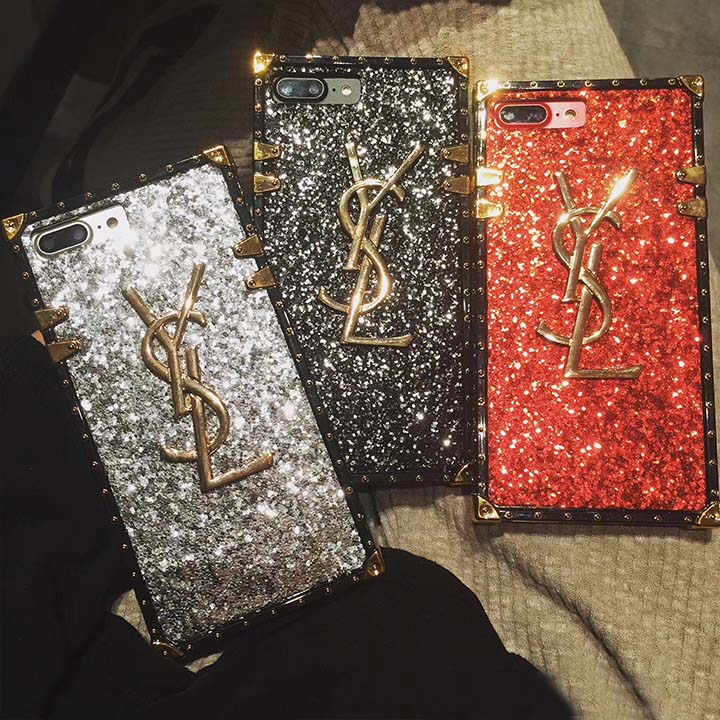 イヴサンローラン iphoneXケース キラキラ