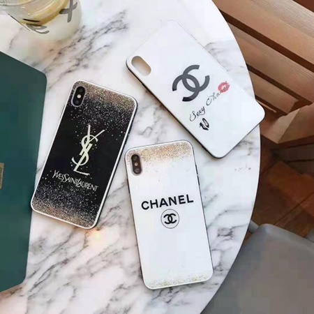 ラメ入り CHANEL YSL iPhone11 pro maxケース