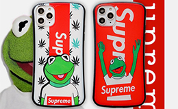 supreme x Kermit 個性 アイフォンX/XR/XS携帯ケース