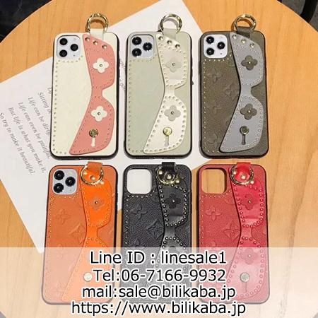 LV  ルイヴィトン iphone11 pro maxカバー 持ちやすいベルトつい