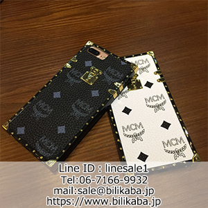 MCM iphoneケース チェーン付き