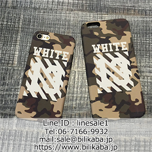 オフホワイト iphonexケース 迷彩柄  off white 